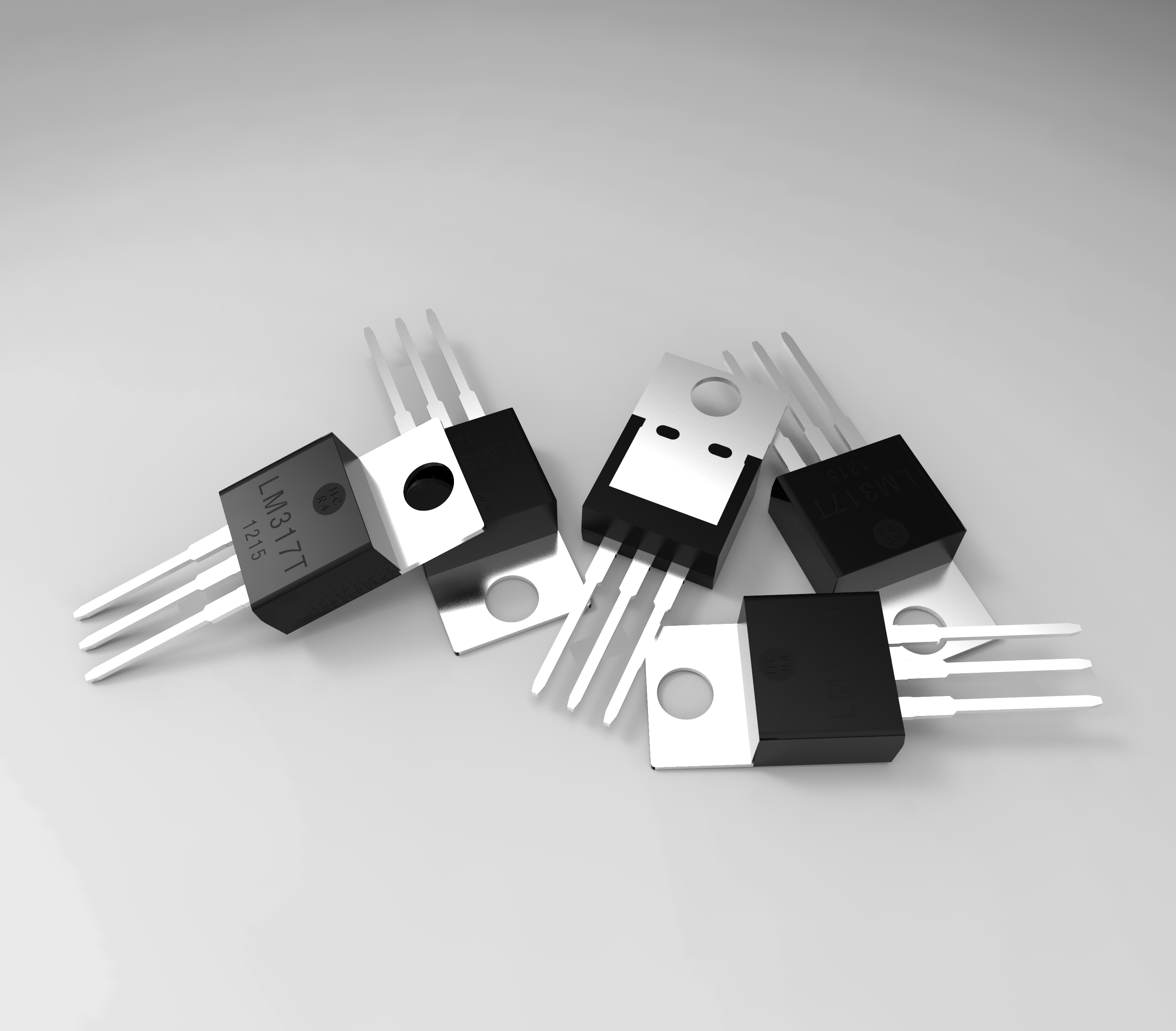 LM317电压调节器（计算机风扇速度控制）