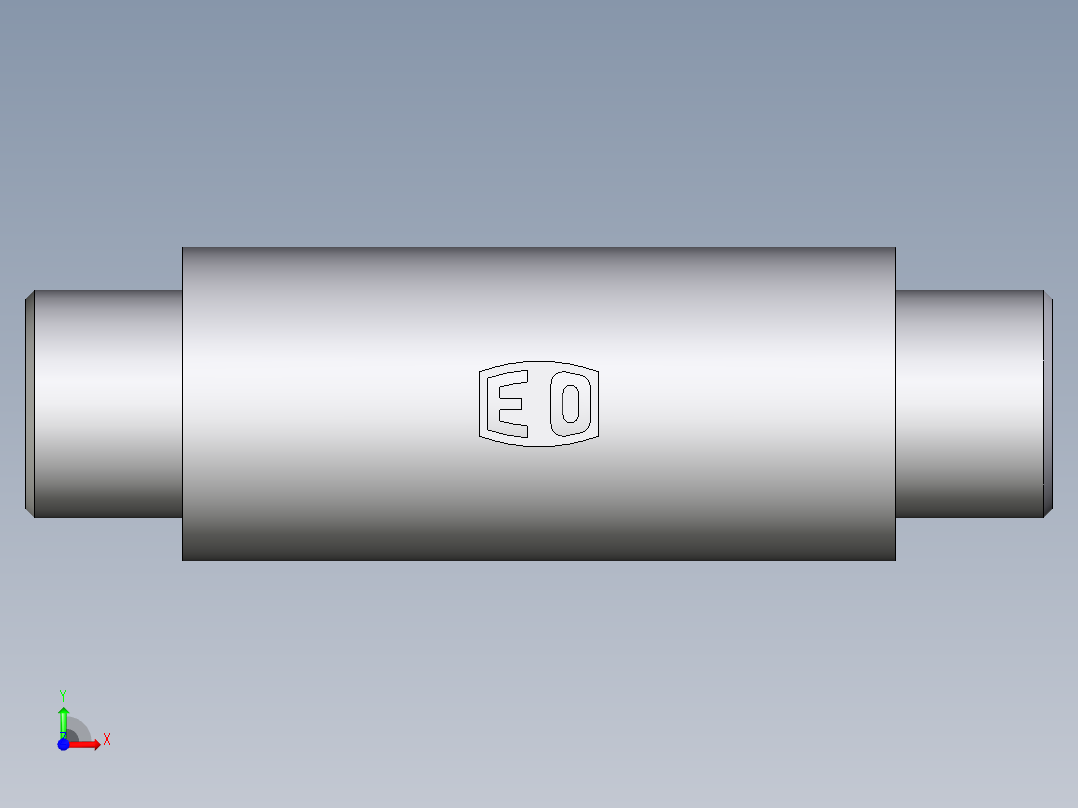 卡套式工业通用硬管接头EO_Weld_bulkhead_fitting_ESV10L71X前视图