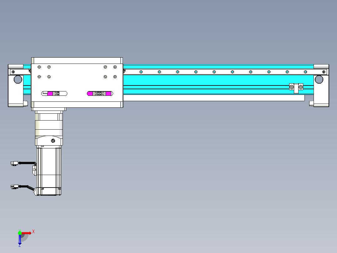 威洛博VG 系列模组VG10Z-L50π-S600-BC-ZP75B-C3-K俯视图