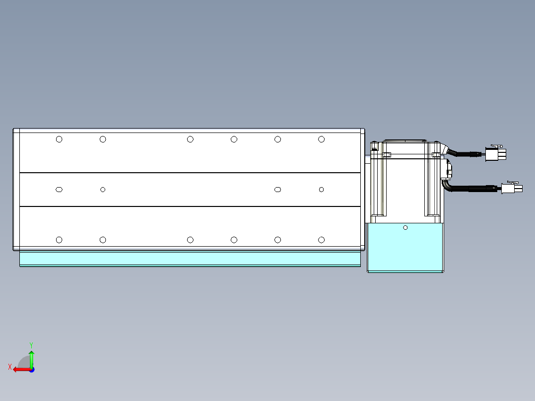 威洛博VBC同步带传动一无尘环境VBC14-L45-S100-BLD-ZP75-C3后视图