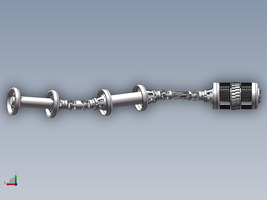 管道机器人后视图