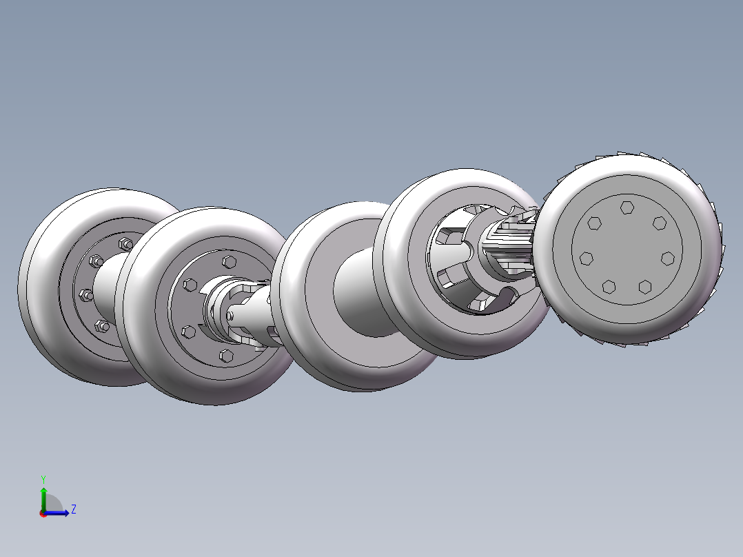 管道机器人左视图