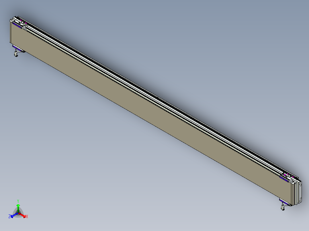 威洛博VL系列直线电机模组-2VL22H1-S3050正等轴测图