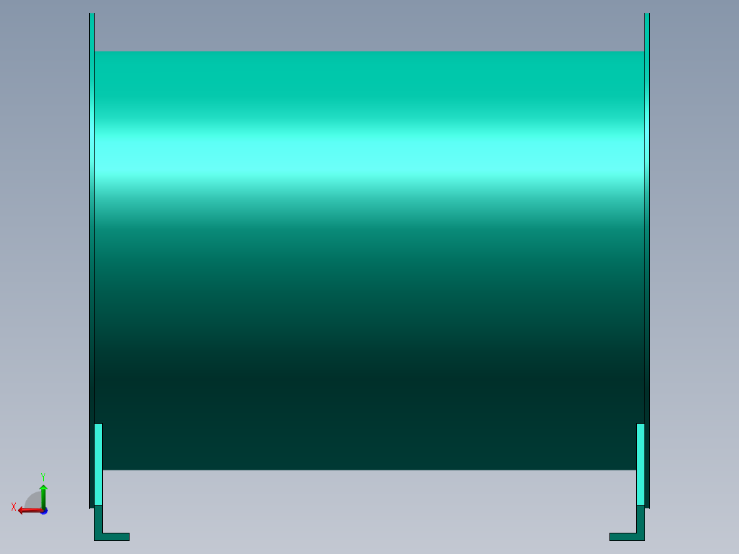 HTD(B)系列风机后视图