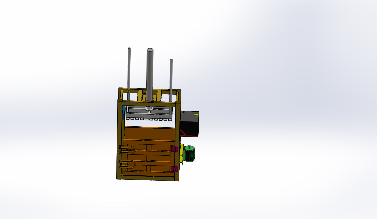 小型液压打包机sw16可编辑