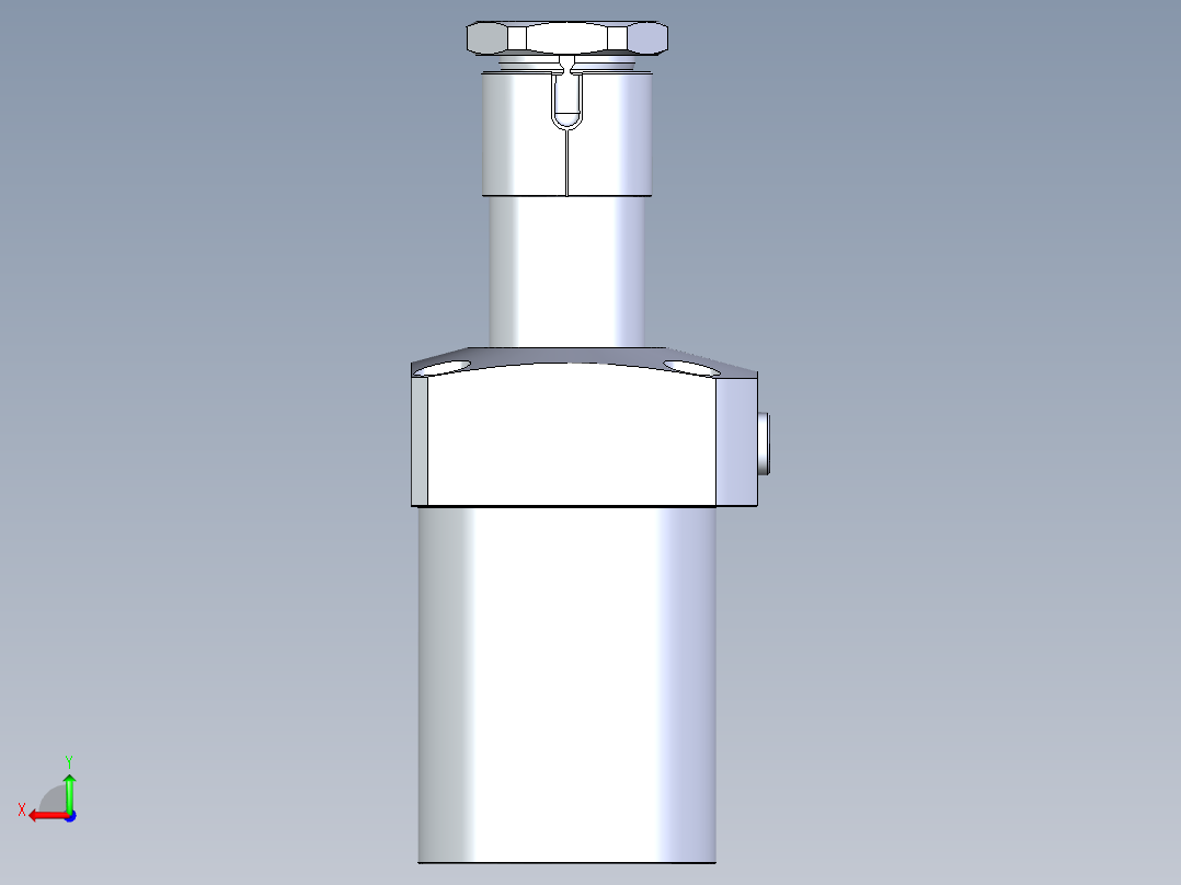 KOSMEKLHA1050-CL-Q35多系列多零件图纸模型后视图