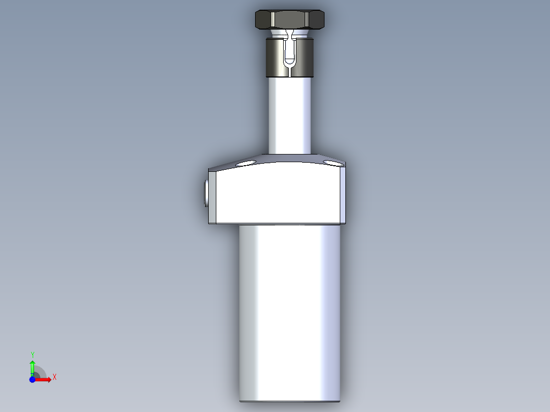 KOSMEKLHA0360-GR-Q20_R01多系列多零件图纸模型前视图