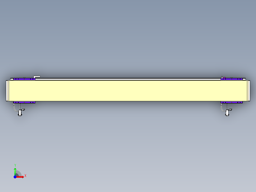 威洛博VL系列3d模型模组2VL17E2Y-S1500前视图