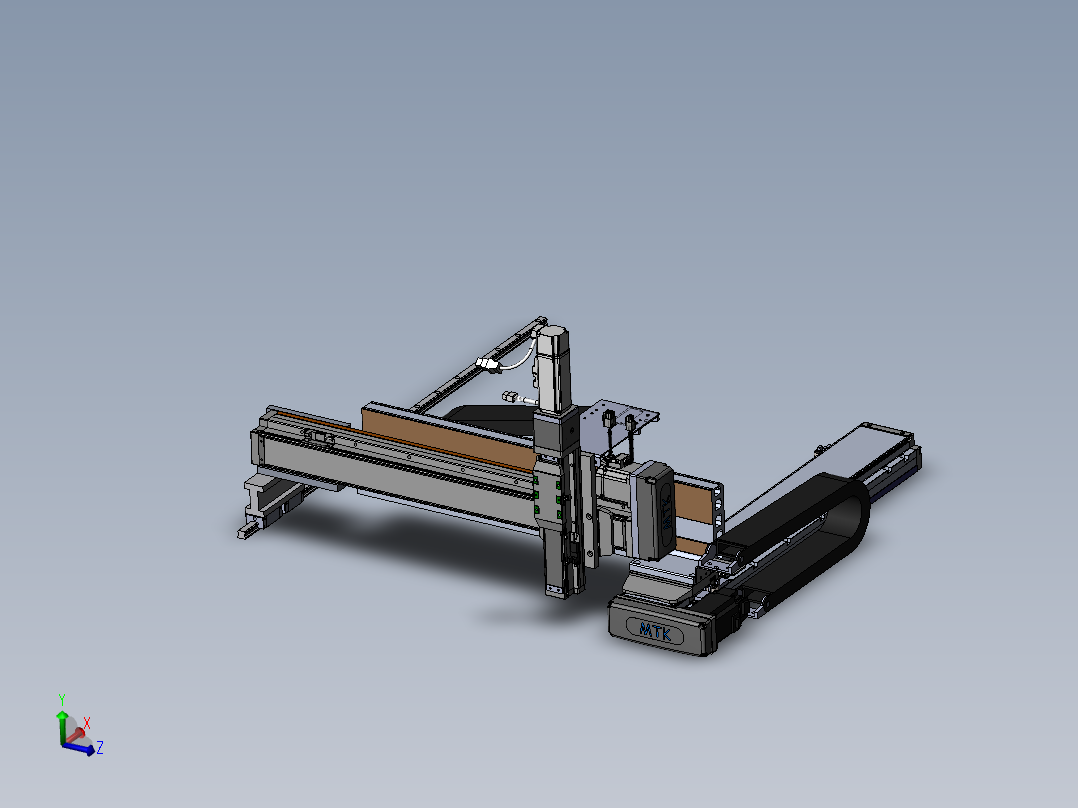 内嵌直交<span style='color: red'>机械手</span>XYG系列XYG432-A2+辅轨