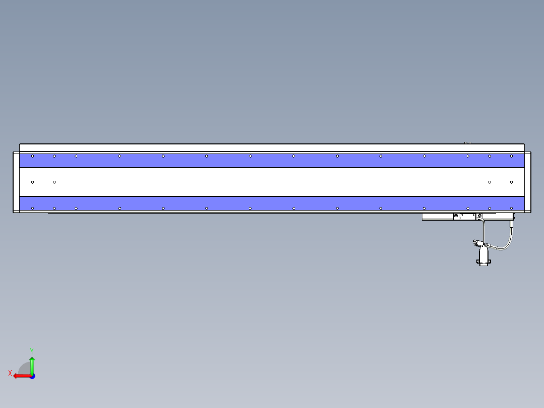 威洛博VL系列直线电机模组-VL14S3-S900后视图