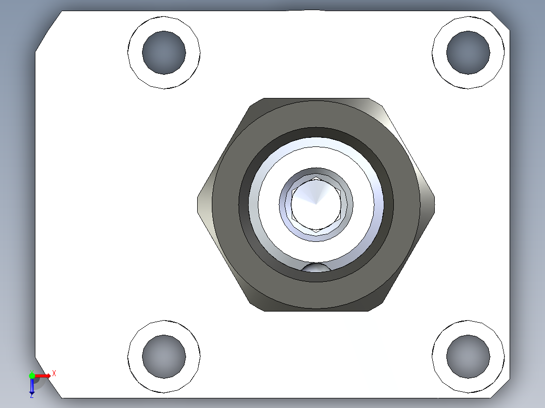 KOSMEKLHA0360-SR-Q35_R01多系列多零件图纸模型俯视图
