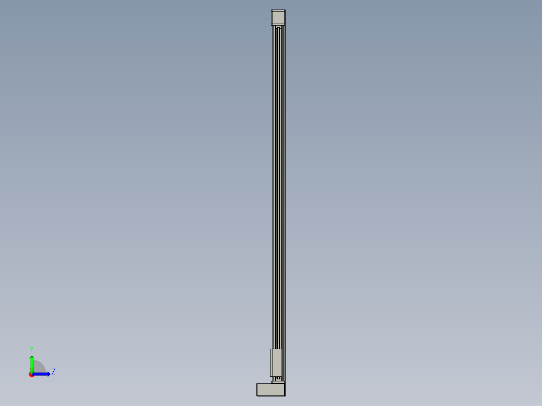 欧规系列-GB8-L96-S2100-BLU-P40-MS3左视图