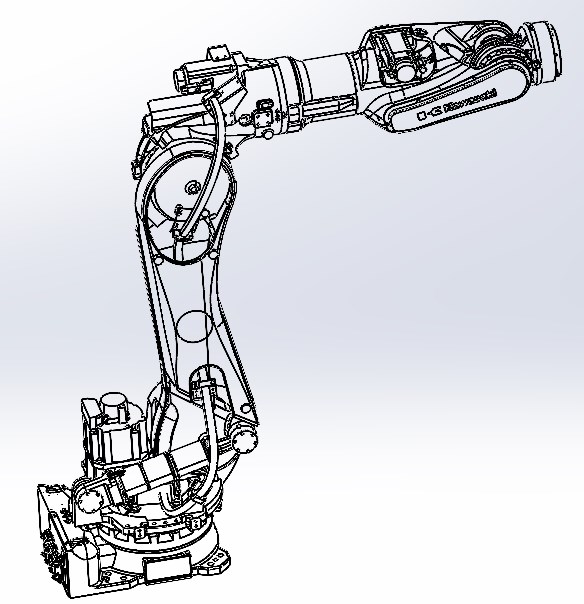 川崎BX100L六轴工业机器人三维模型资料