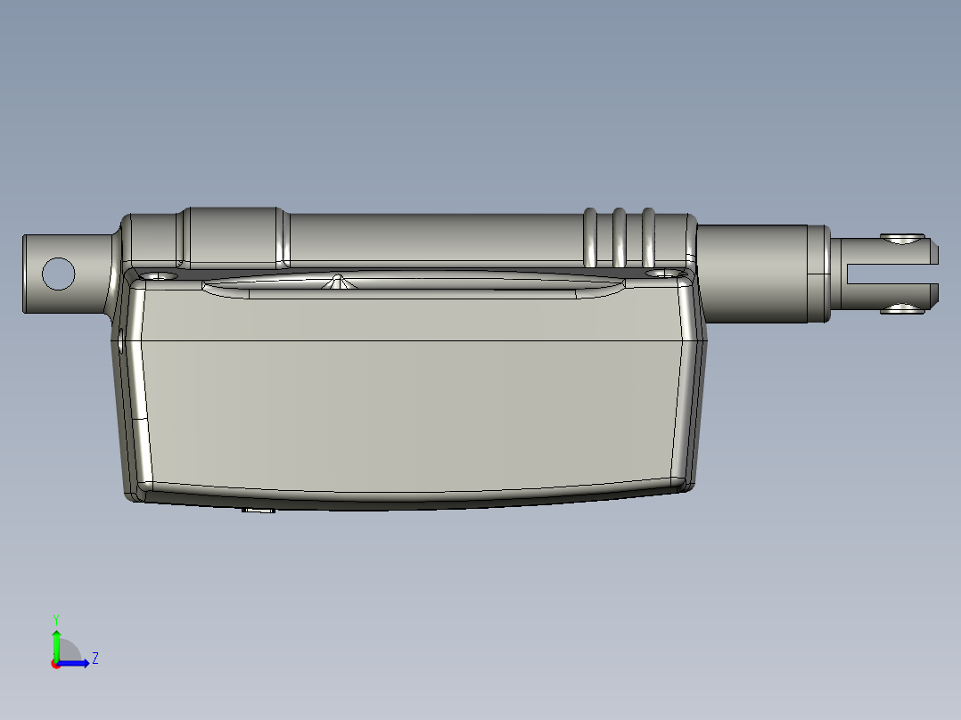 上银线性制动器LAN4_STEP左视图