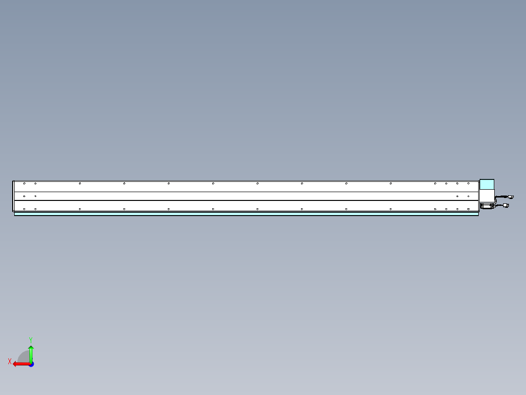 威洛博VBC同步带传动一无尘环境VBC14-L45-S1800-BRU-ZP40-C3后视图