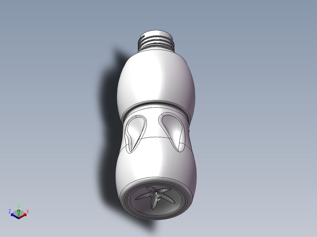 solidworks <span style='color: red'>塑料瓶</span>子