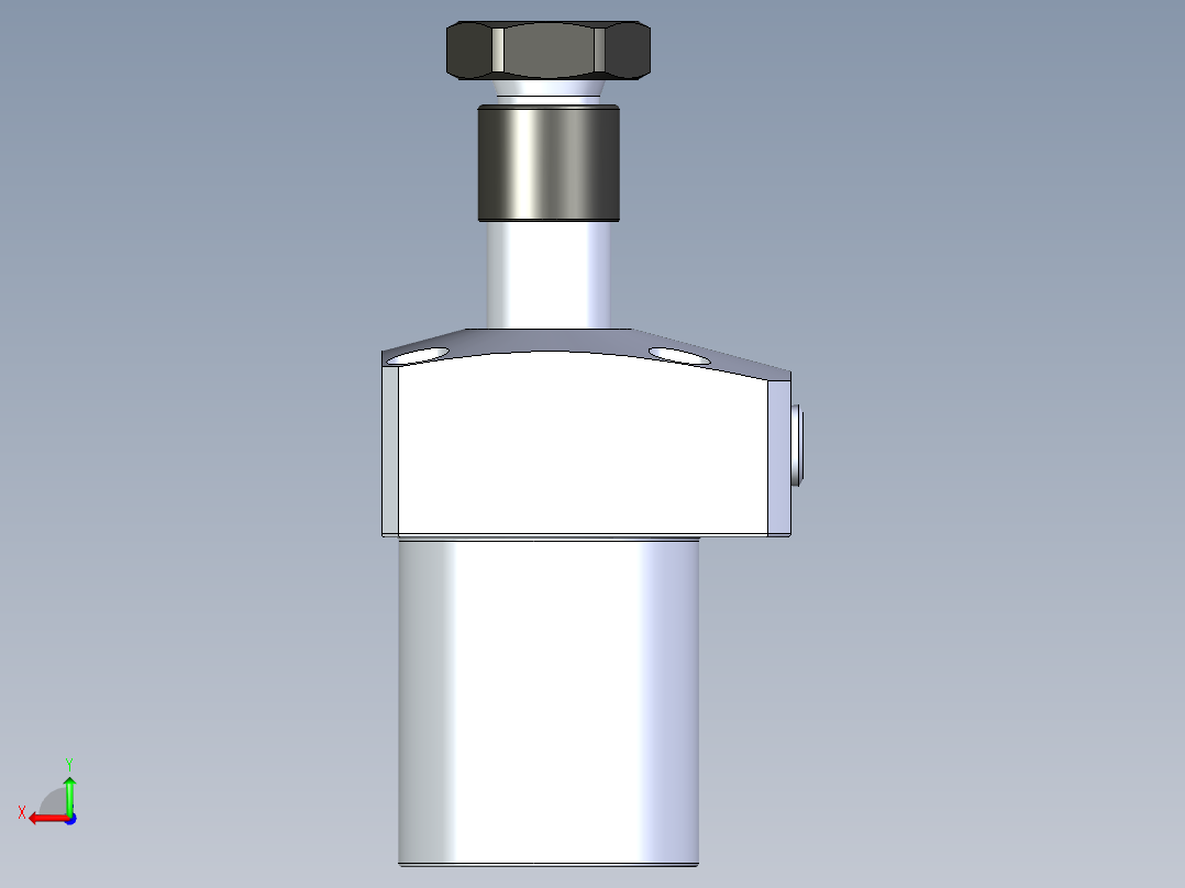 KOSMEKLHA0360-GR-Y30_R01多系列多零件图纸模型后视图