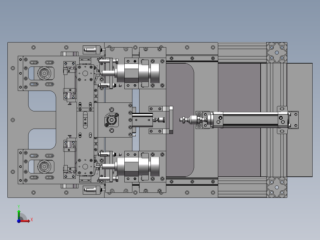 注塑件去毛刺机前视图