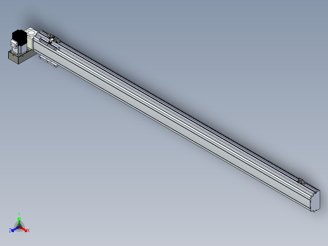 同步带滑台-半封闭B10H-L45-S1600-LU-P40-D3