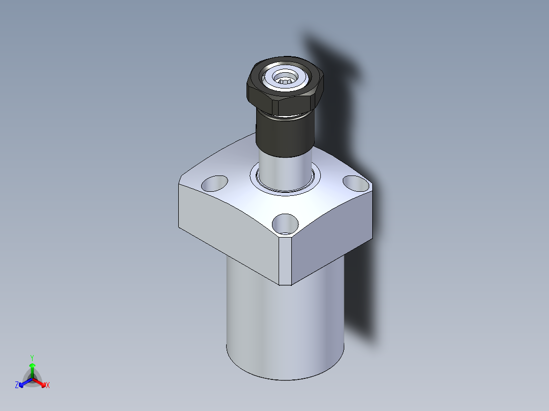 KOSMEKLHA0400-GR-Y45_R01多系列多零件图纸模型正等轴测图