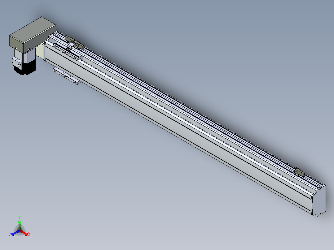 同步带滑台-半封闭B10H-L45-S1000-RU-P40-D3