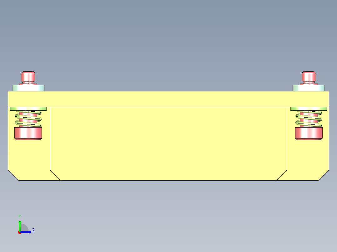 英特尔1U 2U LGA2011 ILM散热器左视图