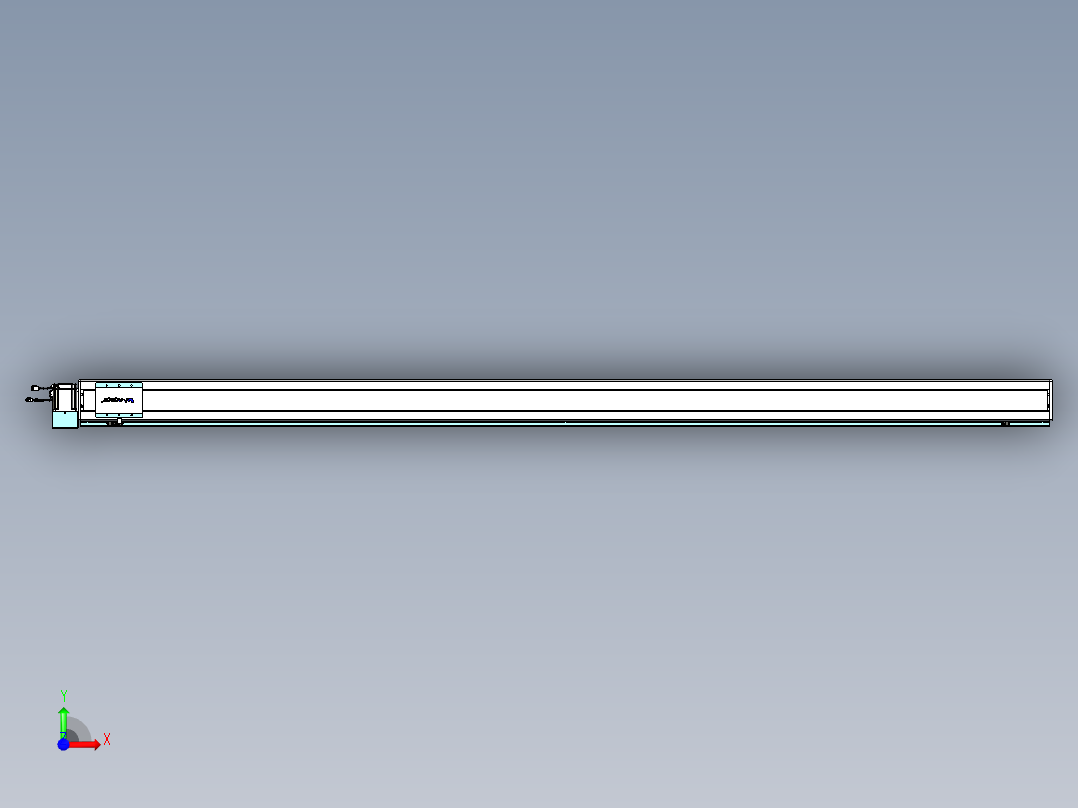 威洛博VBC同步带传动一无尘环境VBC14-L45-S3000-BLU-ZP75-C3前视图
