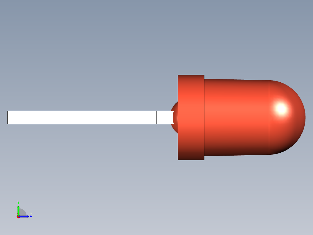 光电元件封装-L-934ID左视图