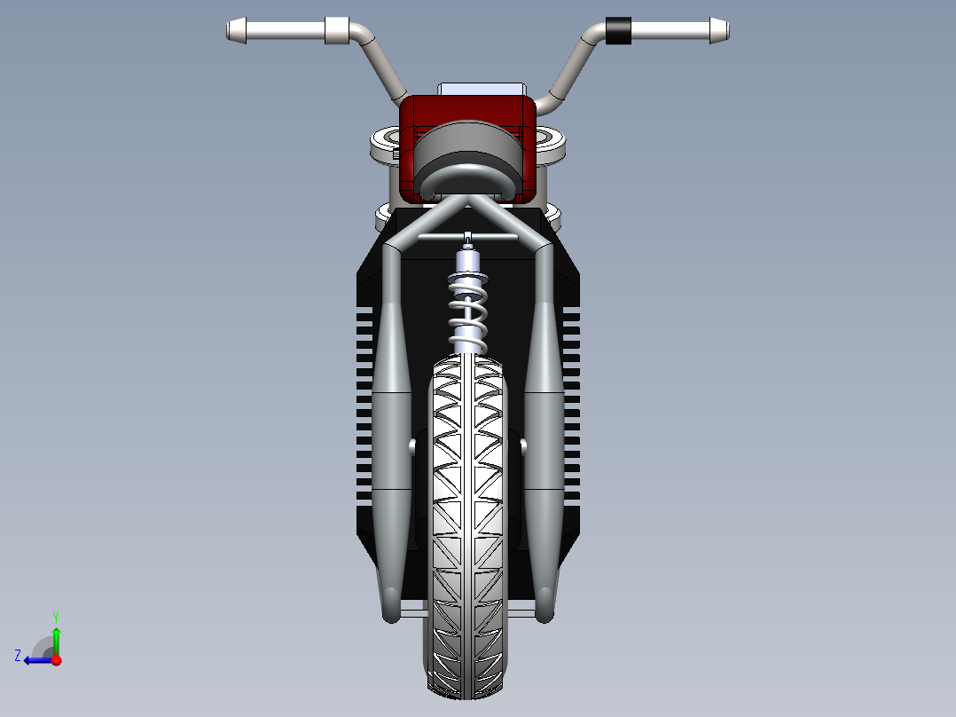 电动自行车 摩托车 (18)右视图