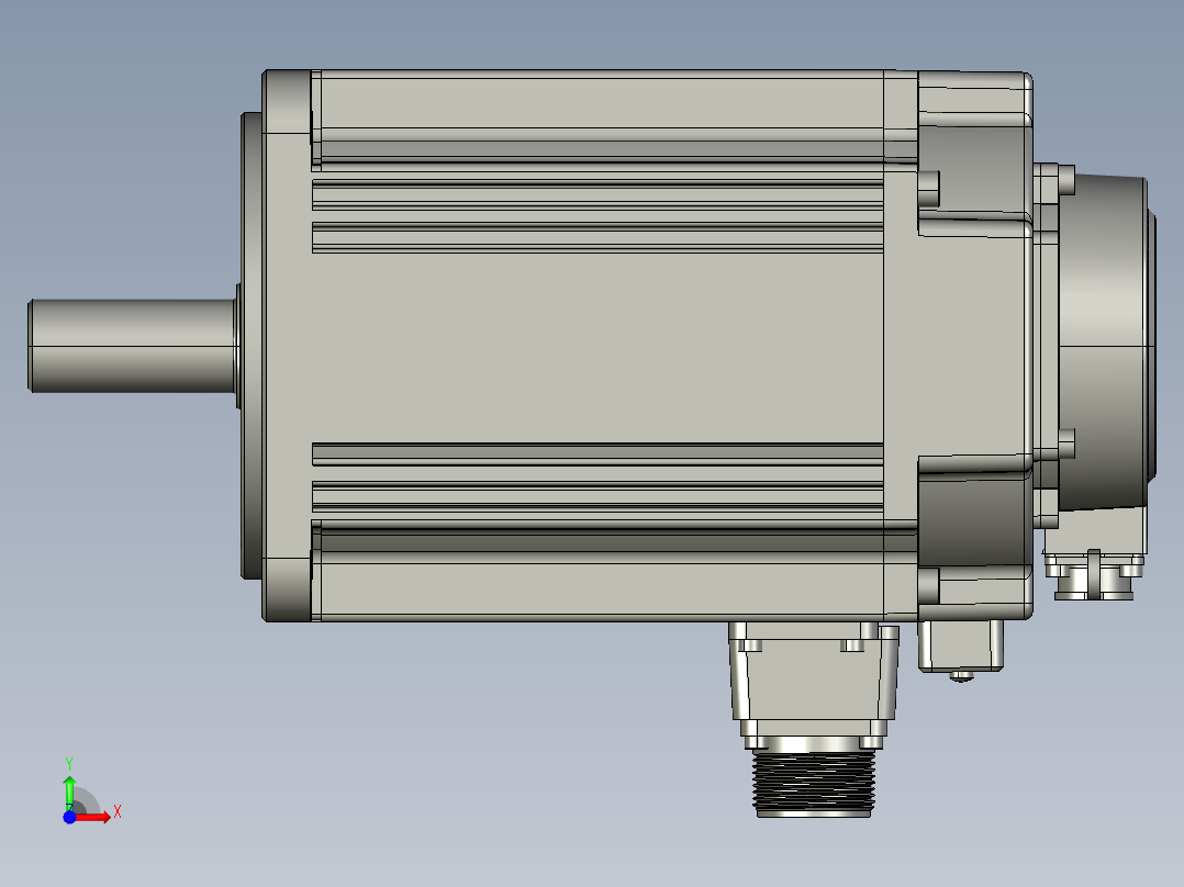 电机MS6G-130CM15EZ2-22P3前视图