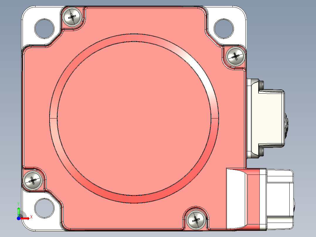 电机MS6H-80CM30BZ4-20P7.IGS前视图