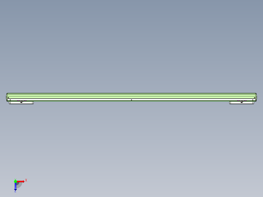 威洛博LC系列3d模型模组2LC17E2Y-S1650俯视图