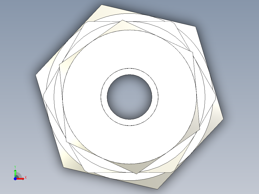 不锈钢Hy-Lok管接头，6毫米x 3-8英寸。管道外径前视图