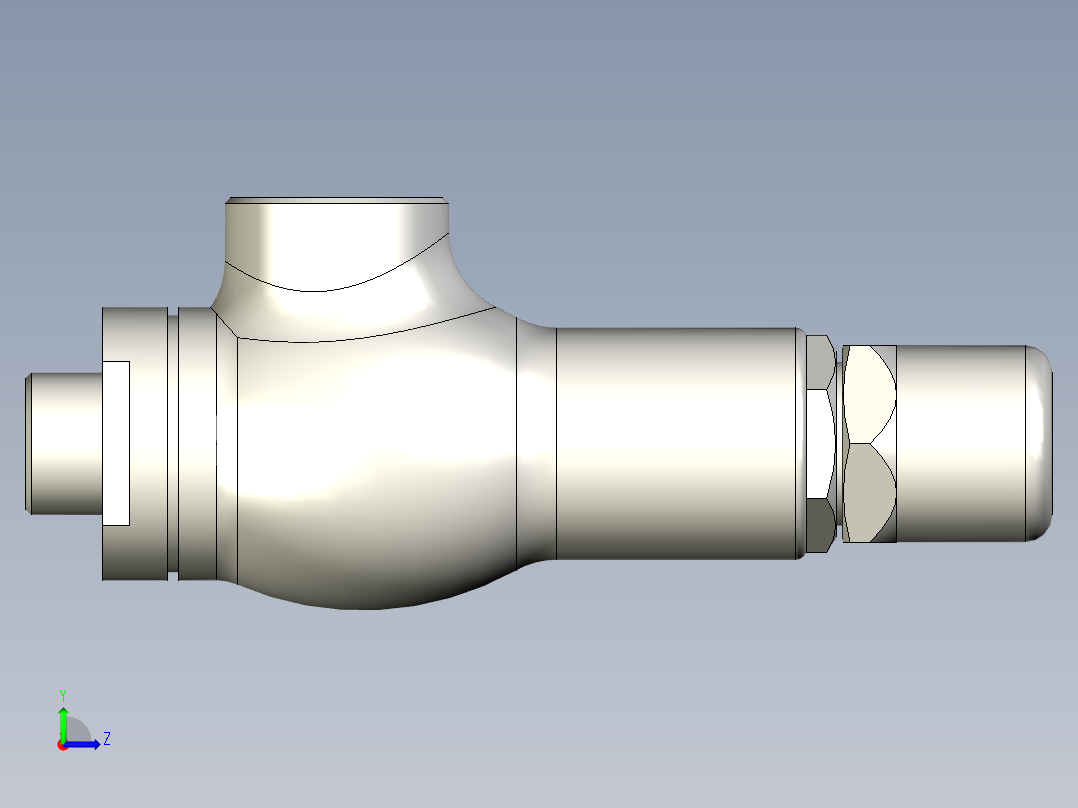 安全-泄压阀3-4英寸左视图