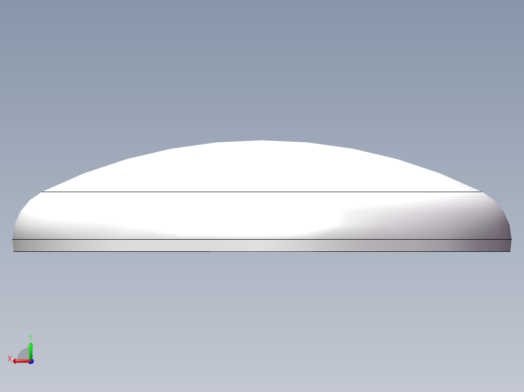 THA碟形封头DN1000后视图