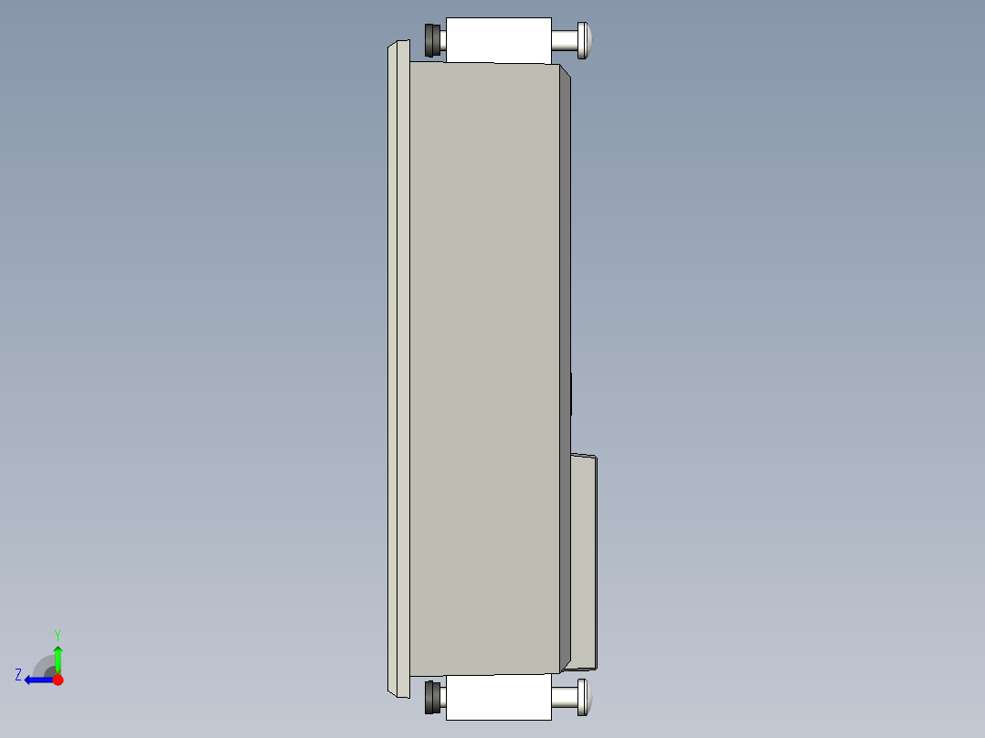 基恩士VT3-V7_kc图纸模型右视图