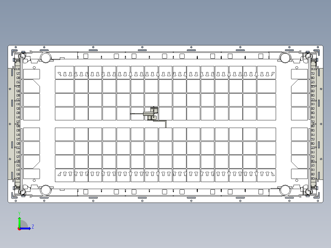电器柜 电控柜 (122) 机械设计素材左视图