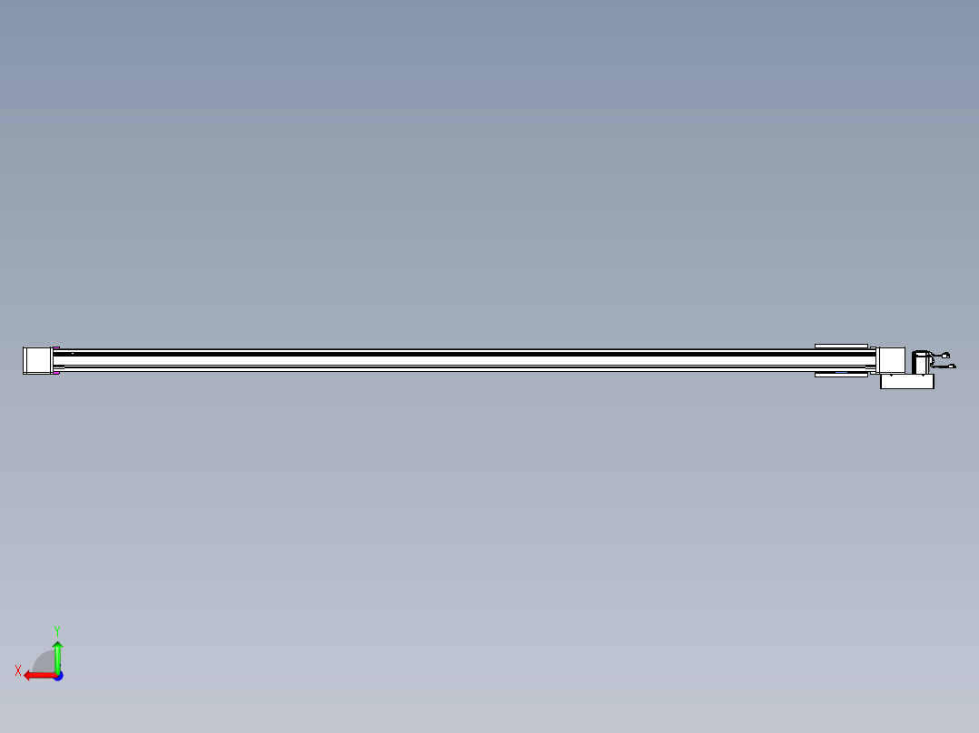 威洛博LB.GB同步带传动--欧规系列GB8-L96-S2600-BL-P40后视图