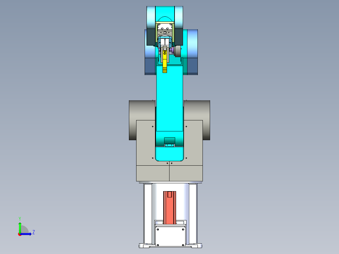 曲轴旋转搬运机械手设计含三维图＋二维图+说明书左视图