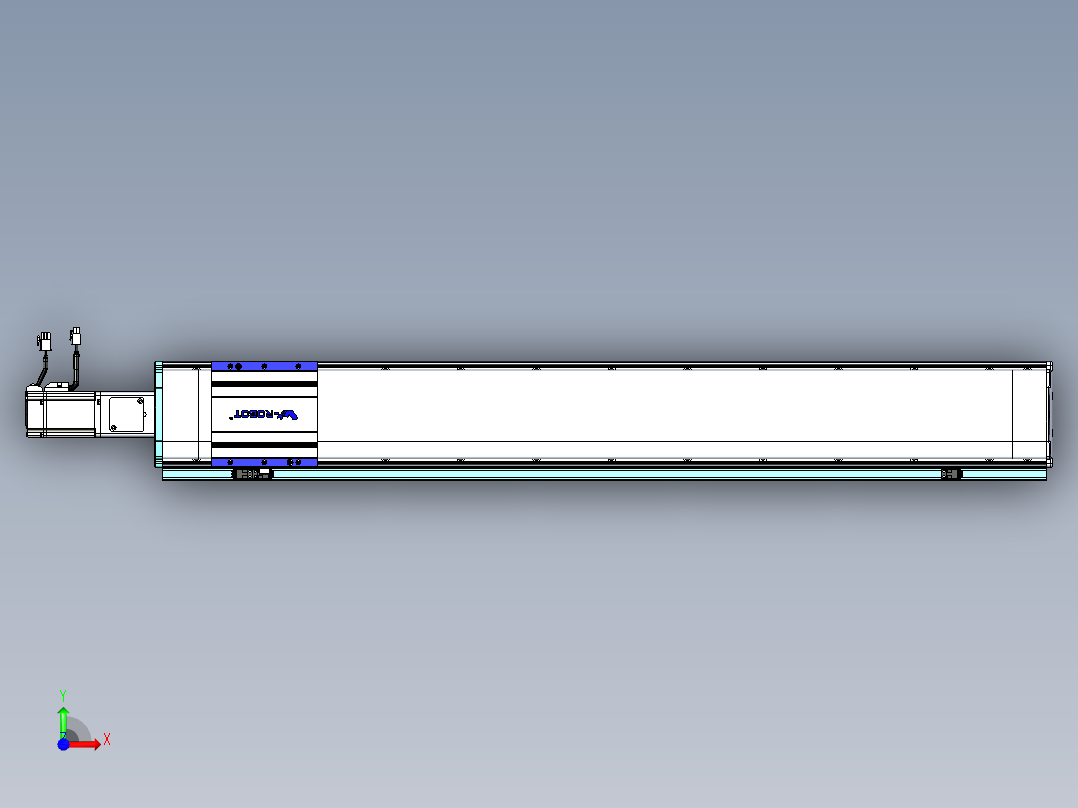 VF丝杆传动-一般环境VF14-Lxx-C-S900-BC-ZP40-C3前视图