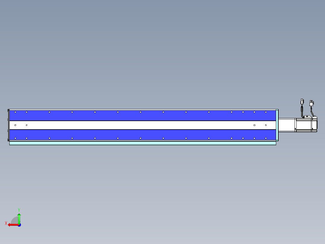 VF丝杆传动-一般环境VF14-Lxx-C-S900-BC-ZP40-C3后视图