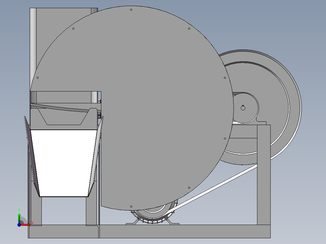 冻肉切片机的设计含三维SW模型==1175493==250前视图