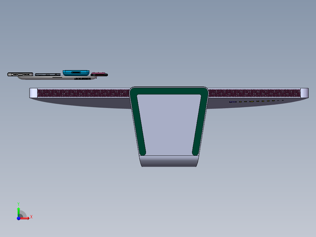 苹果全系列数码产品前视图