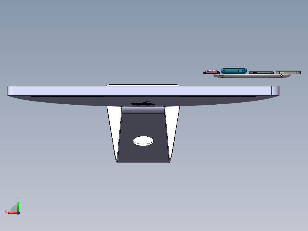 苹果全系列数码产品后视图