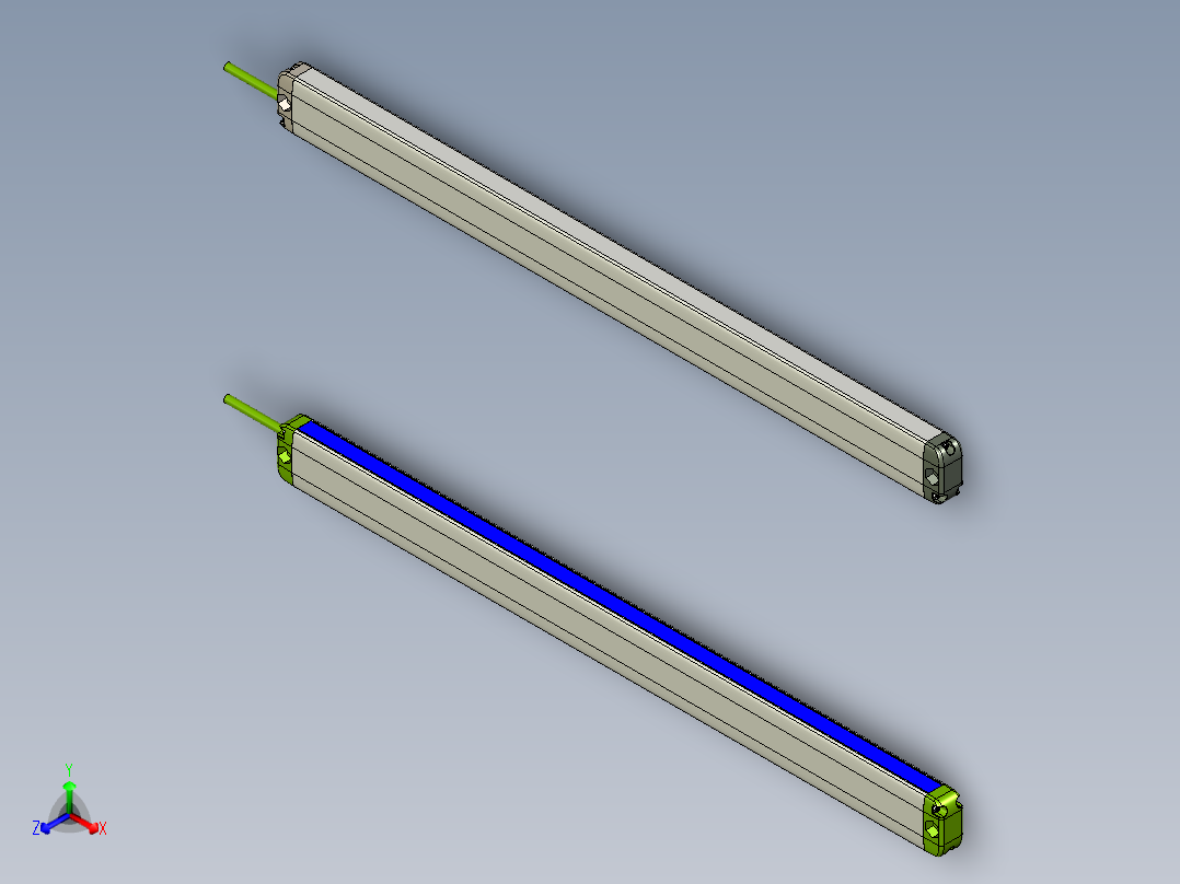 安全_区域传感器H2TLS1820_3D正等轴测图