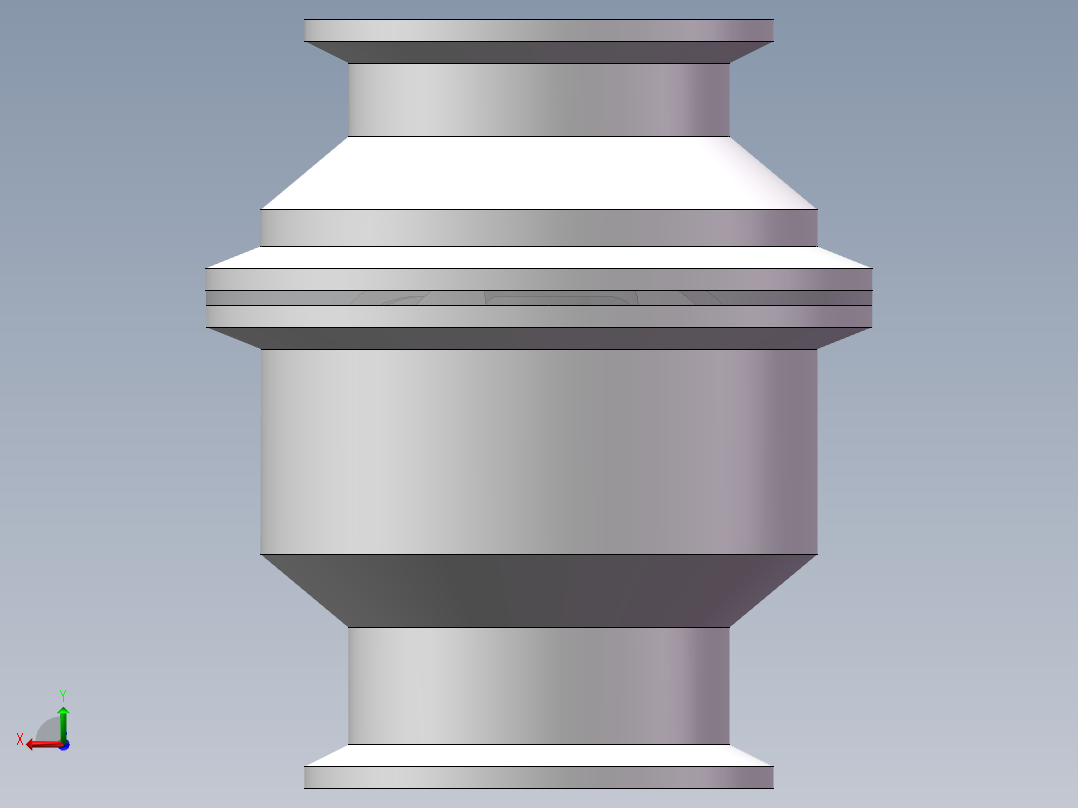 DN65快装止回阀后视图