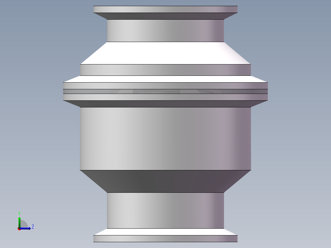 DN65快装止回阀左视图