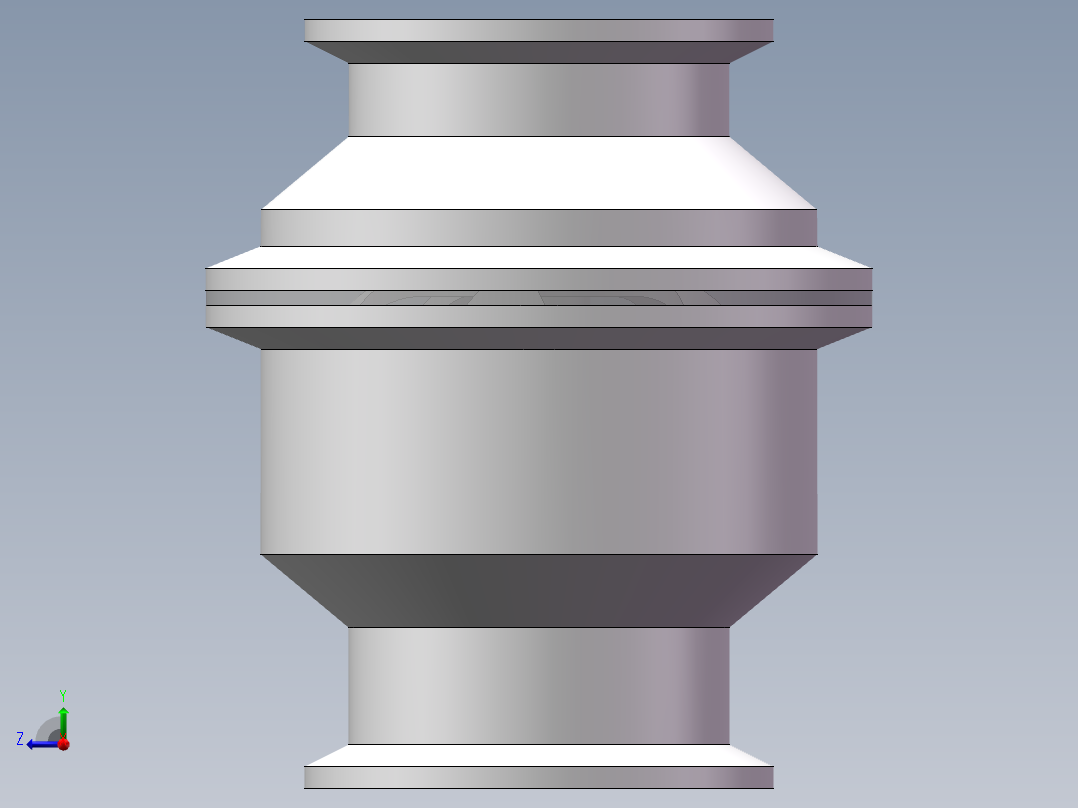 DN65快装止回阀右视图