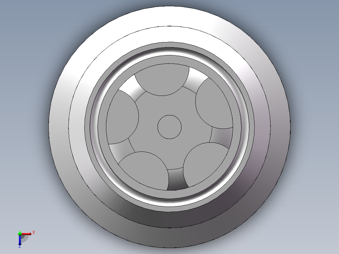 DN65快装止回阀俯视图