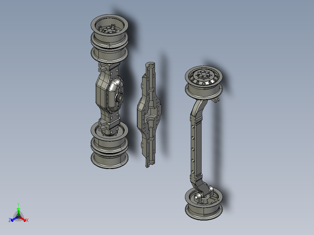 卡车车桥 车桥885271===20正等轴测图